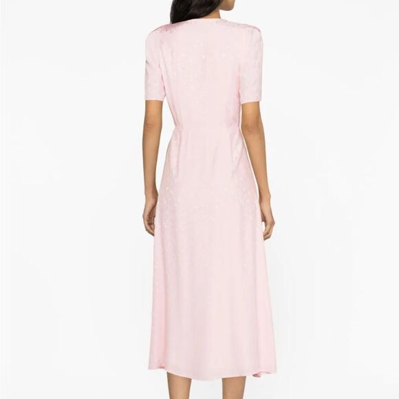 SLEEPER Lola Printed Midi Dress NWT Large $420 - Picture 6 of 10